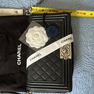 Chanel Boy Bag with Stingray Strap